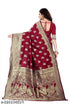 Red Banarasi Silk Saree with Blouse – Elegant Traditional Wear